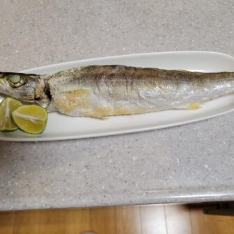 かますの塩焼き