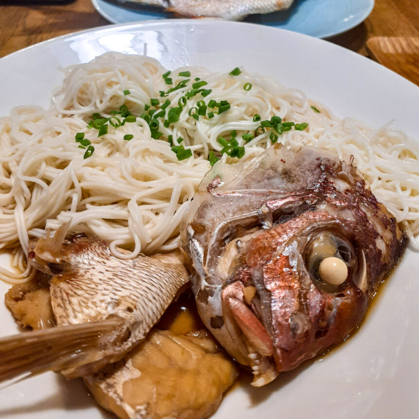 鯛そうめんと塩焼きのイメージ１