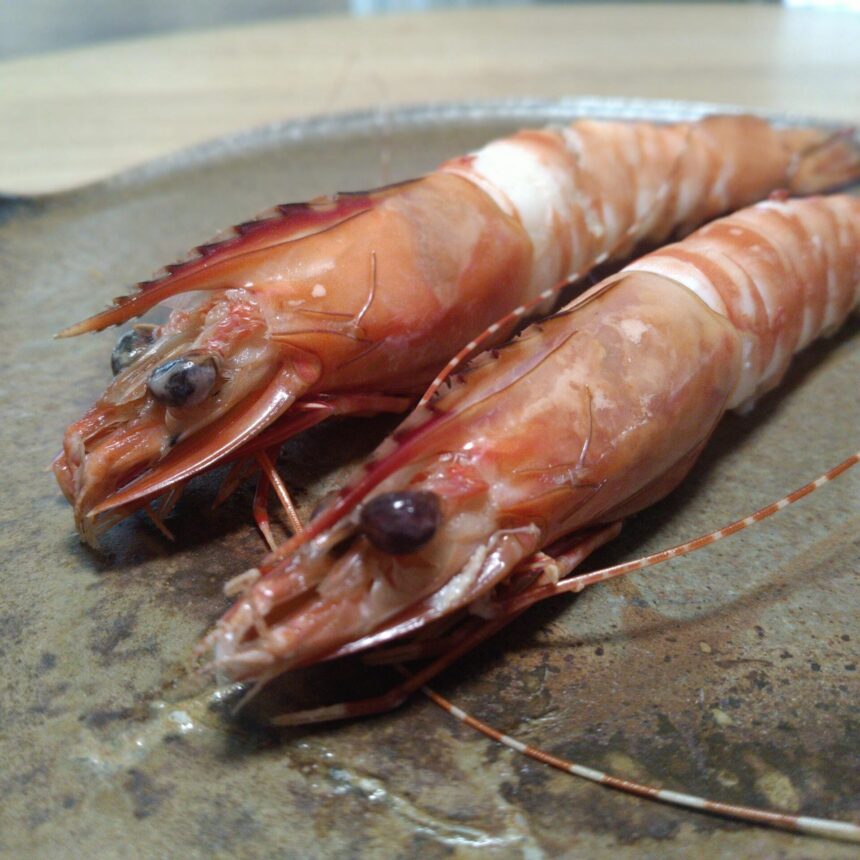 アカアシの酒蒸し