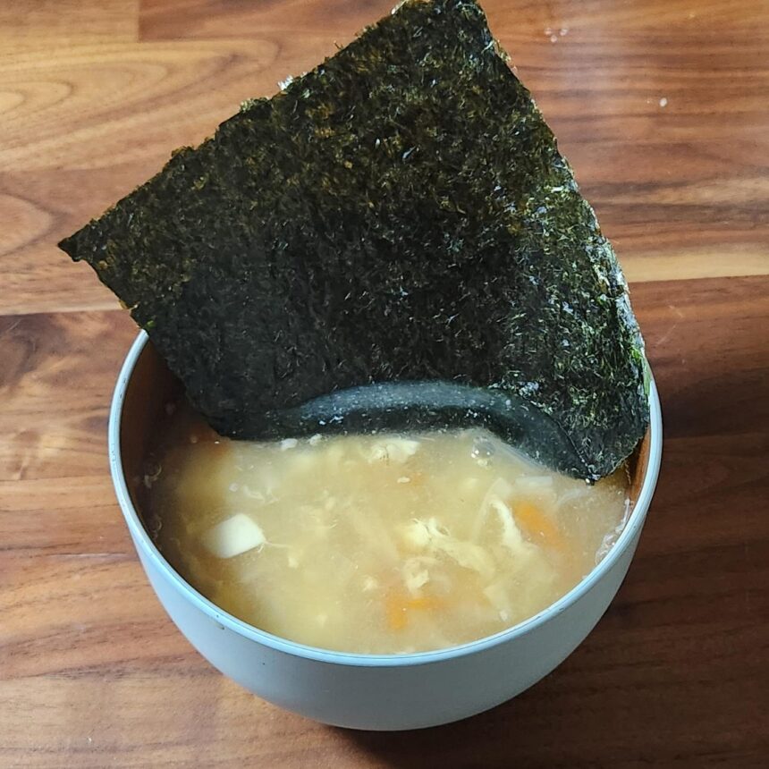 海苔みそ汁