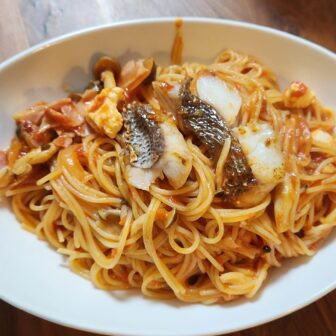 マダイのトマトパスタ