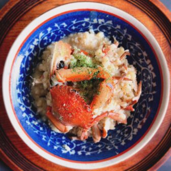 イシガニのリゾット