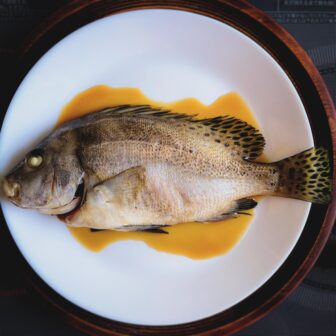 コショウダイの煮付け