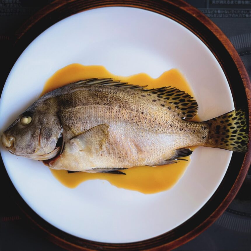 コショウダイの煮付け