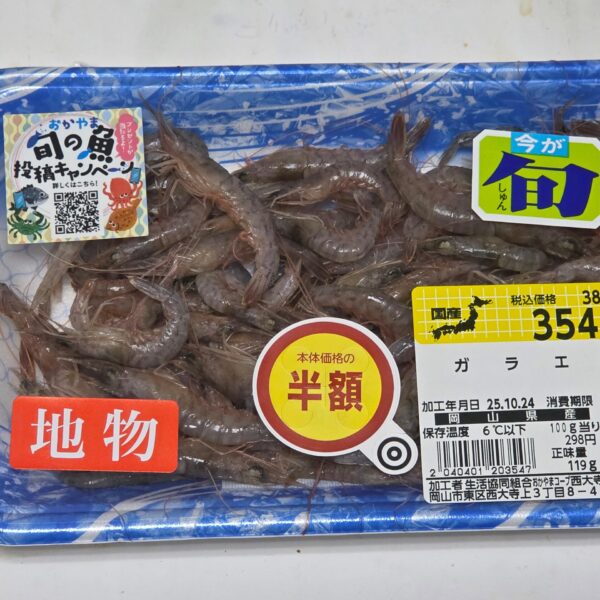 ガラエビのかき揚げ