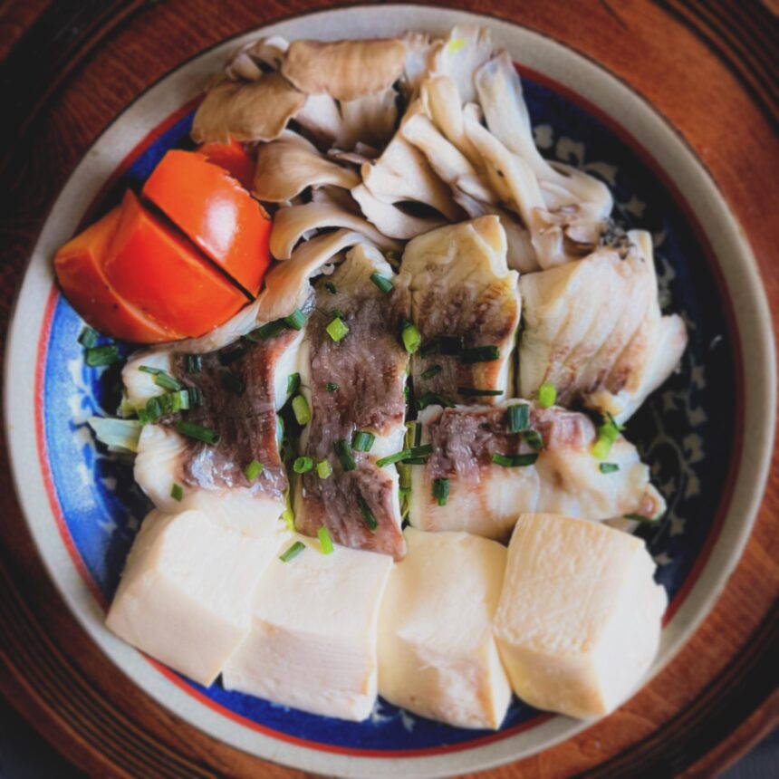 チヌのレンチン酒蒸し