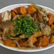 ヒラの野菜あんかけ