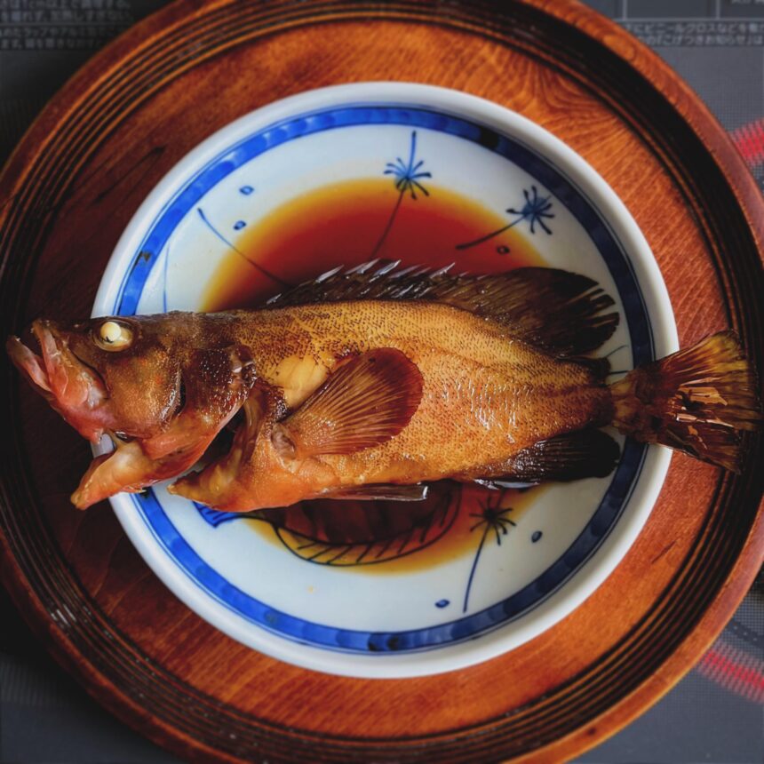 アコウの漁師風煮付け