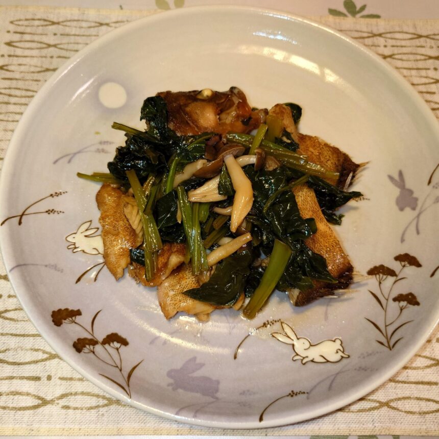 アコウの中華蒸し