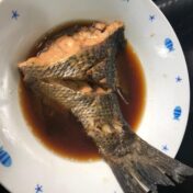 味しみしみ天然ダイの煮付け
