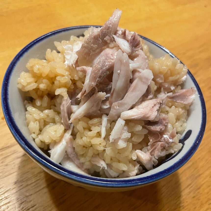 鯛のアラ！うめーめし