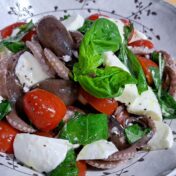 イイダコのカプレーゼ