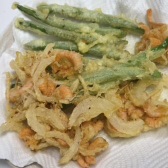 ガラエビのかき揚げ